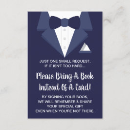 Recepción Tarjeta de libro de Tuxedo, libros para bebé