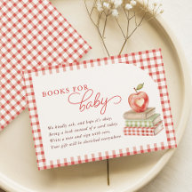 Tarjeta de Libros para Bebé La Manzana de Nuestros