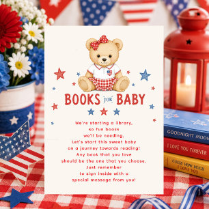 Recepción Tarjeta de Libros para Bebé Niña