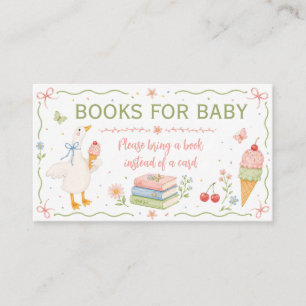 Recepción Tarjeta de Libros para Bebé Silly Goose Helado