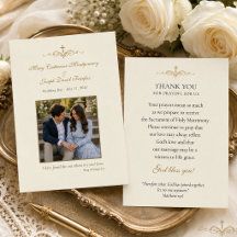 Tarjeta de oración para parejas comprometidas con