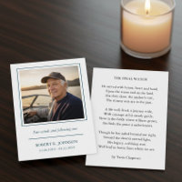 Tarjeta de oración para veterano de la Marina Tarj