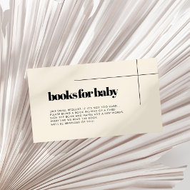 Recepción Tarjeta de pedido de la libreta de bebé elegante