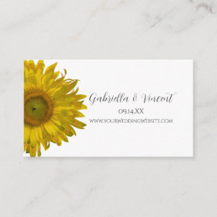 Recepción Tarjeta de perfil del sitio web del Boda de giraso