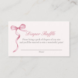 Recepción Tarjeta de presentación de solicitud de pañales pa