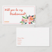 Tarjeta de propuesta de partido de novias cutas