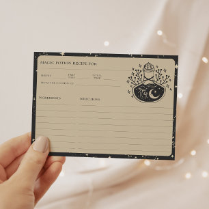 Recepción Tarjeta de receta de Zodiac Tarot Celestial Bridal