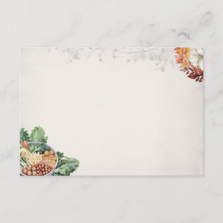 Recepción Tarjeta de receta Soup Du Jour Basic Blank
