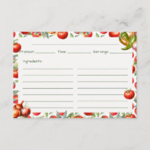 Tarjeta de recetas Chips 'N Salsa