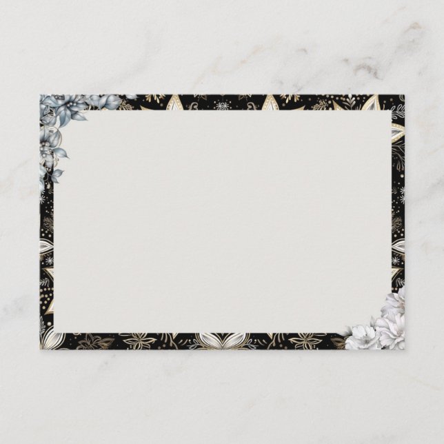 Recepción Tarjeta de recetas Midnight Majesty Blank (Anverso)