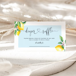 Recepción Tarjeta de recinto para boletos de rifa de limón a