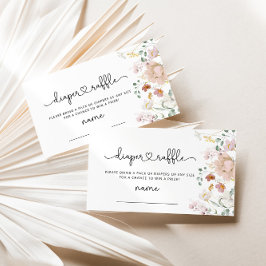 Recepción Tarjeta de recinto para boletos de rifa de pañales