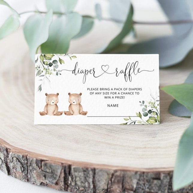 Recepción Tarjeta de recinto para boletos de rifa de pañales (Subido por el creador)