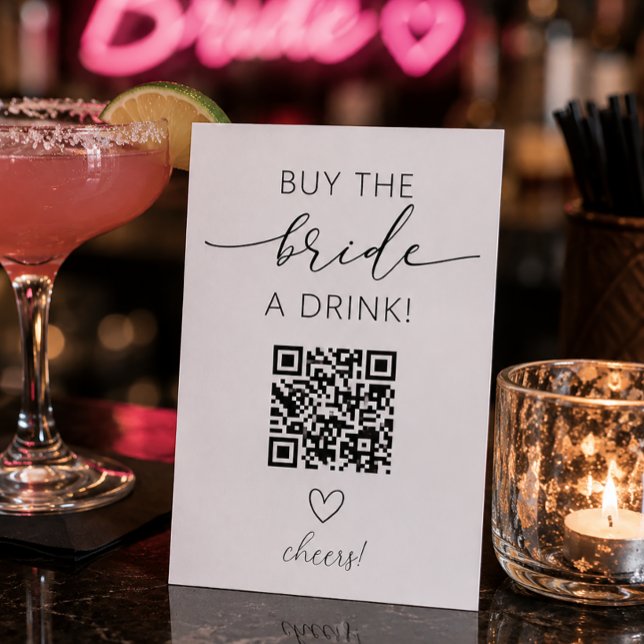 Recepción Tarjeta de regalo con código QR para comprarle una (Subido por el creador)
