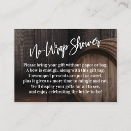 Recepción Tarjeta de regalo de ducha de novia Tarjeta de bar