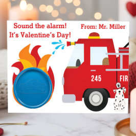 Recepción Tarjeta de regalo del bombero Valentine Play Doh