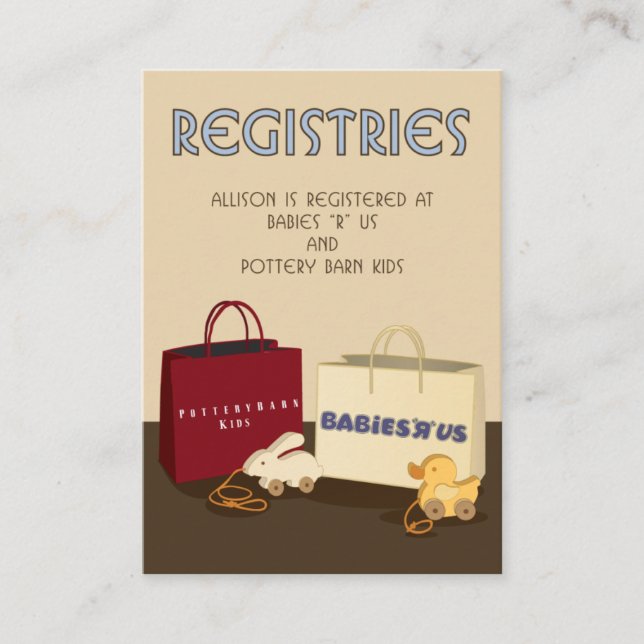 Recepción tarjeta de registro (Anverso)