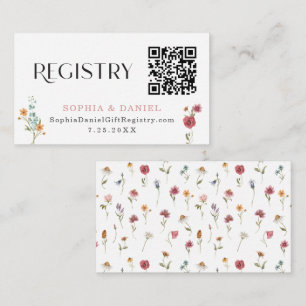 Recepción Tarjeta de Registro de Despedida de Soltera Boho C