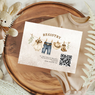 Recepción Tarjeta de Registro de Nuestro Pequeño Vaquero