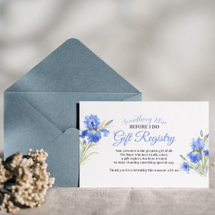 Recepción Tarjeta de Registro de Regalos de Boda Something B