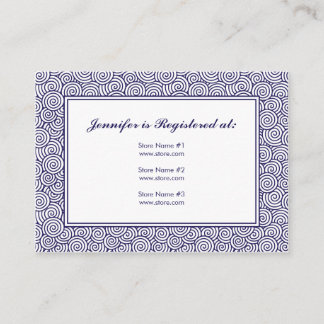 Recepción Tarjeta de registro espiral - 3,5" x 2,5"