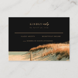 Recepción Tarjeta de respuesta de Cape Cod Dune Windswept Go
