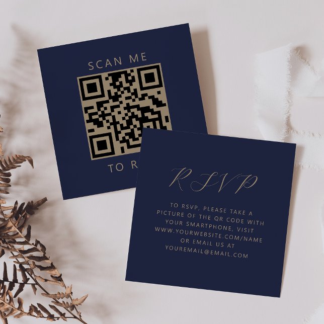 Recepción Tarjeta de respuesta de código QR de bodas con gui (Subido por el creador)