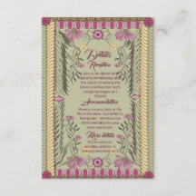 Tarjeta de respuesta - Nouveau frame