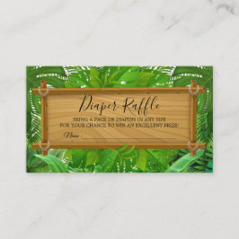 Recepción Tarjeta de Rifa de Pañales de Palma Tropical