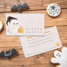 Tarjeta de rifa de pañales para baby shower A Litt