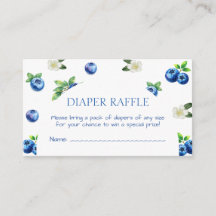 Tarjeta de rifa de pañales para baby shower de ará