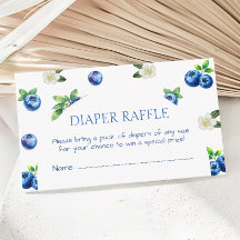 Tarjeta de rifa de pañales para baby shower de ará
