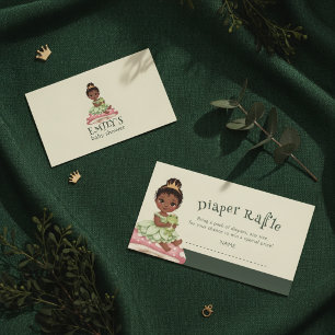 Recepción Tarjeta de rifa de pañales para baby shower de la