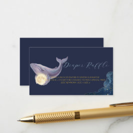 Recepción Tarjeta de rifa de pañales para baby shower de Lun
