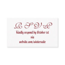 Tarjeta de RSVP