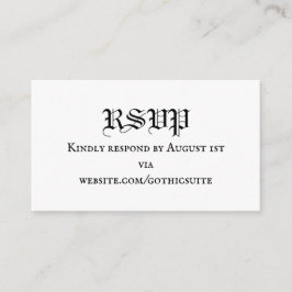 Recepción Tarjeta de RSVP