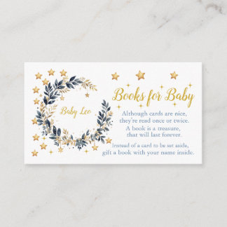 Recepción Tarjeta de Sobre para Baby Shower Boho Stars Green