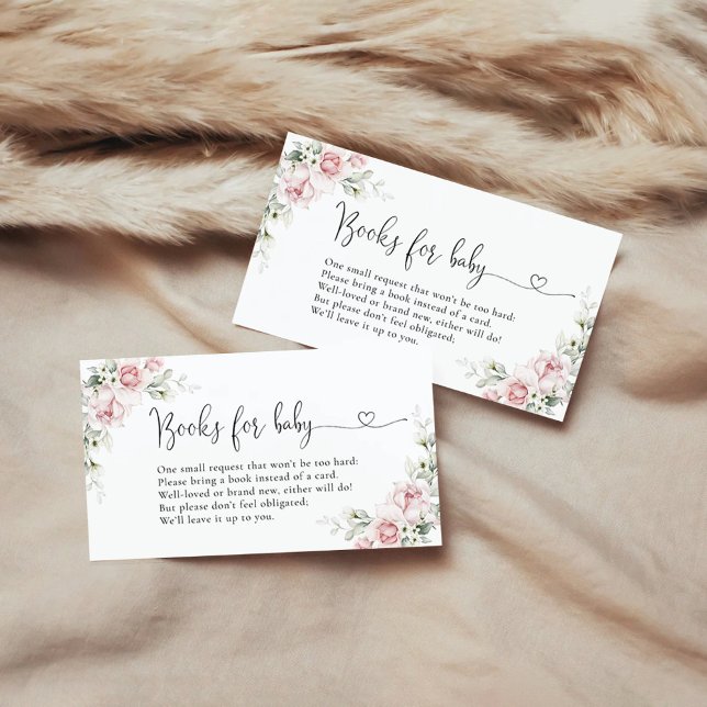Recepción Tarjeta de Sobre para Libros para Bebé con Rosas R (Subido por el creador)