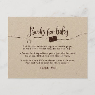 Recepción Tarjeta de solicitud "Books for Baby" para "Advent