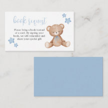 Tarjeta de solicitud de Baby Shower Bearly Wait