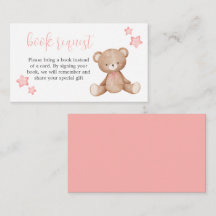 Tarjeta de solicitud de Baby Shower Bearly Wait
