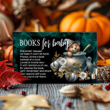 Tarjeta de solicitud de Baby Shower de Halloween