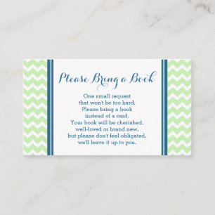 Recepción Tarjeta de solicitud de Baby Shower Mint Blue Chev