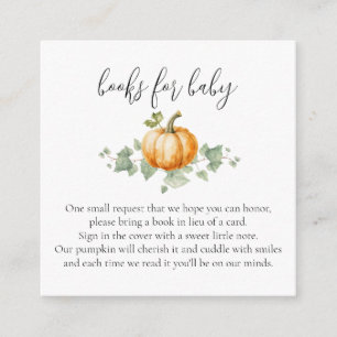 Recepción Tarjeta de solicitud de libro Baby Shower de calab