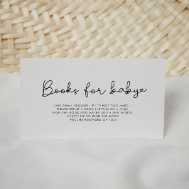 Recepción Tarjeta de solicitud de libro de baño de bebé de g