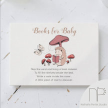 Tarjeta de solicitud de libro de erizo del bosque