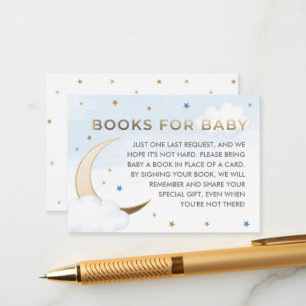Recepción Tarjeta de solicitud de libro Over the Moon
