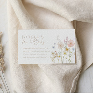 Recepción Tarjeta de solicitud de libro para baby shower Bab