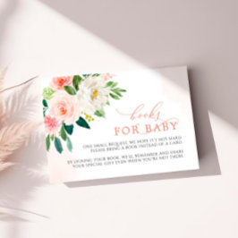 Recepción Tarjeta de solicitud de libros de flores de rosa r