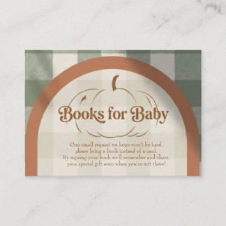 Recepción Tarjeta de Solicitud de Libros Little Pumpkin para